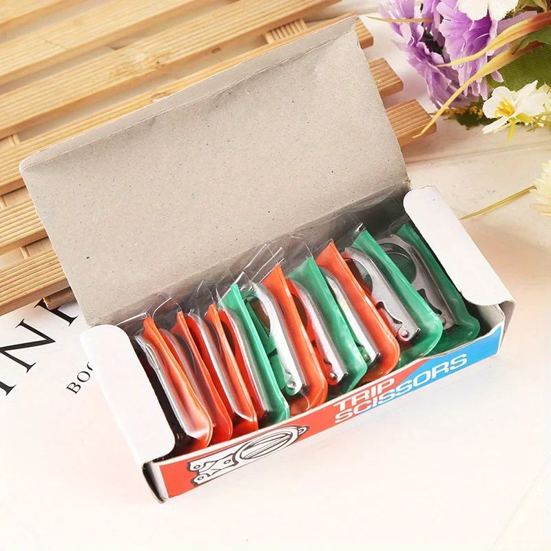 Foldable Mini Travel Scissors with Keychain | Stainless Steel Folding Travel Scissors QXL