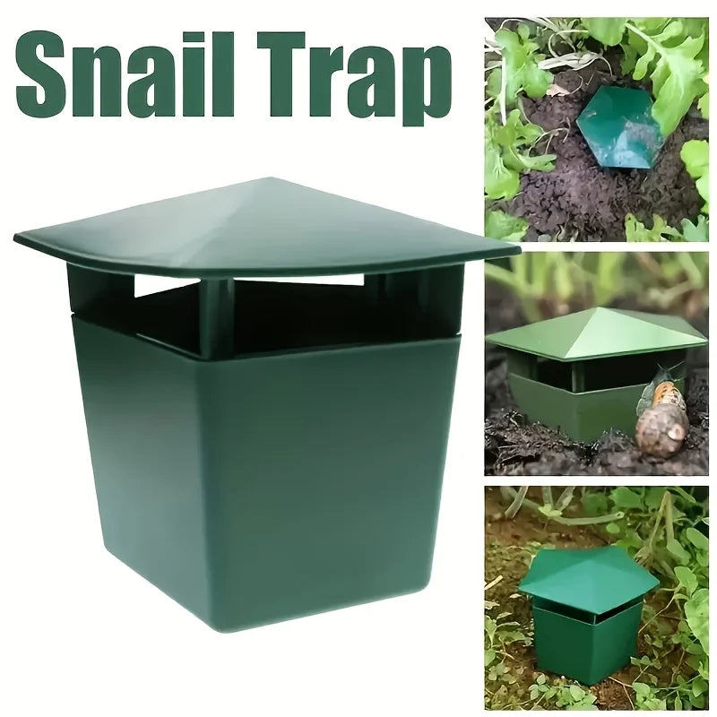 Garden Snail & Slug Traps – Chemical-Free 2 or 4 Pack Garden Pest Trap QXL