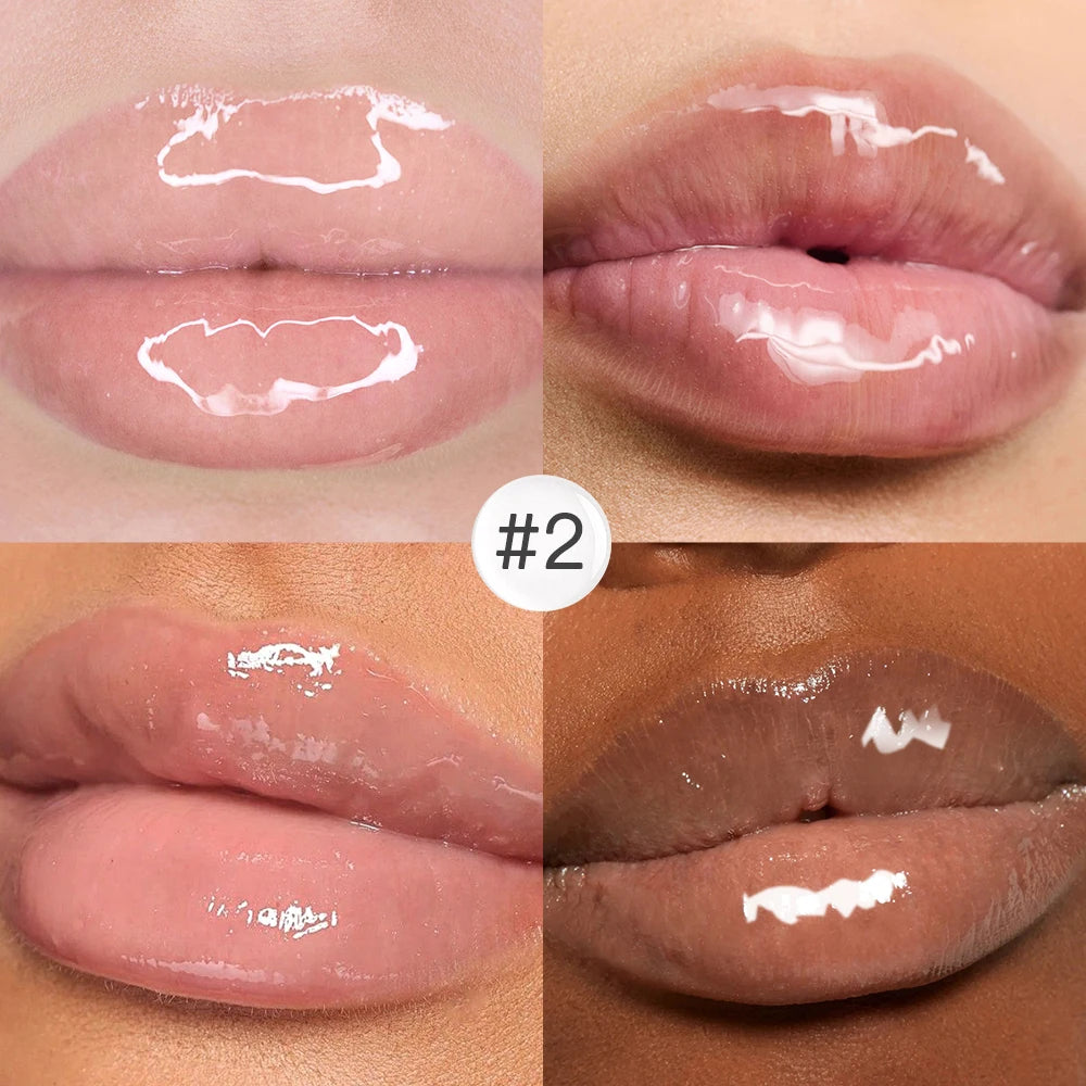 Lakerain Lip Plumper Gloss | Moisturizing & Fragrance Free Lip Plumper Gloss QXL