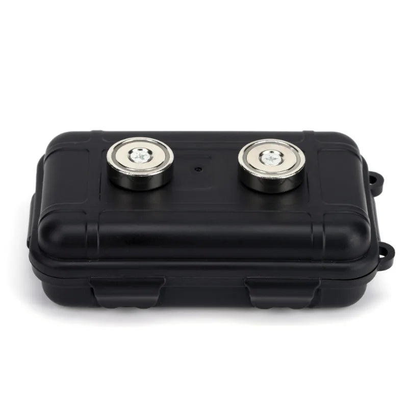 2-Pack Magnetic Key Holder Box | Waterproof Hide-A-Key Storage Magnetic Key Storage Box QXL
