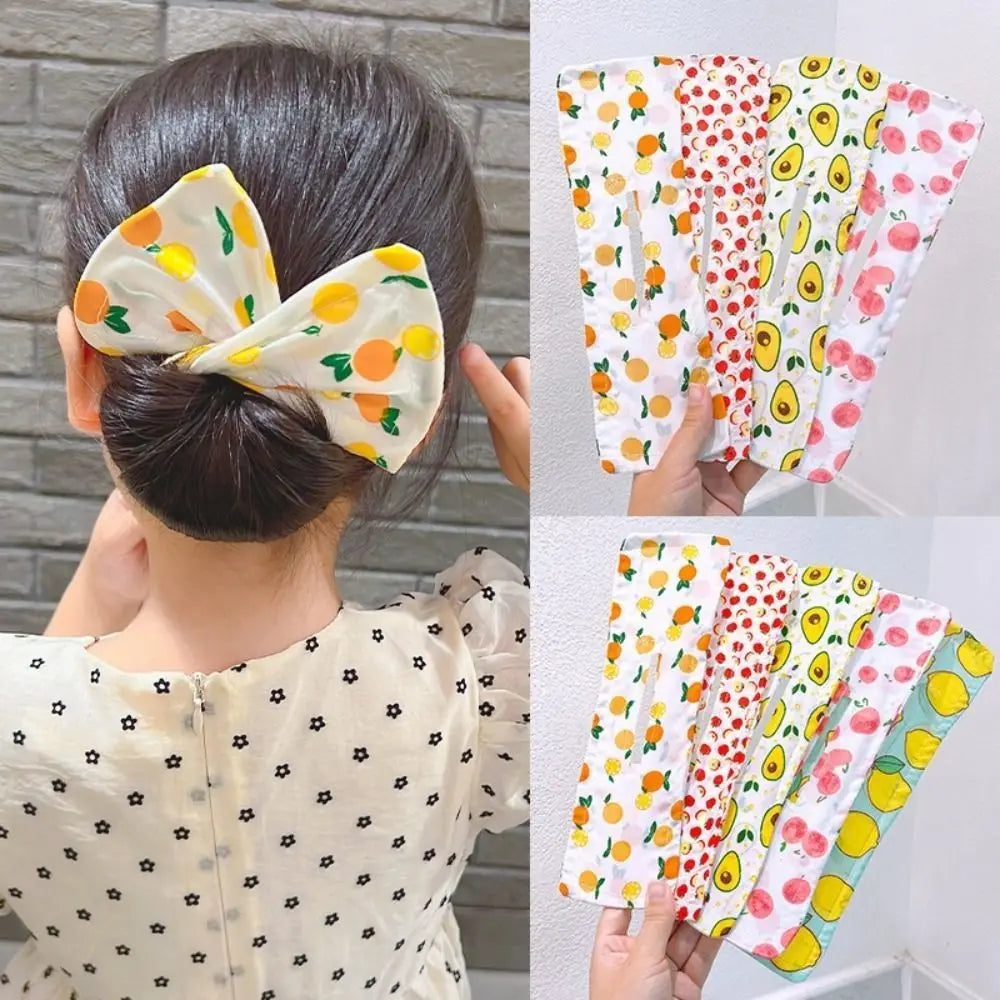 DIY Cloth Hair Bun Maker Headband | Multicolor Curler Hair Bun Maker QXL