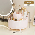 360° Rotating Desktop Makeup Organizer & Brush Holder Makeup Organizer QXL Pink Ordinary Style