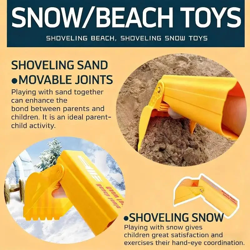 Kids Orange Beach Sand Shovel & Snow Digging Tool Kids Sand Shovel QXL