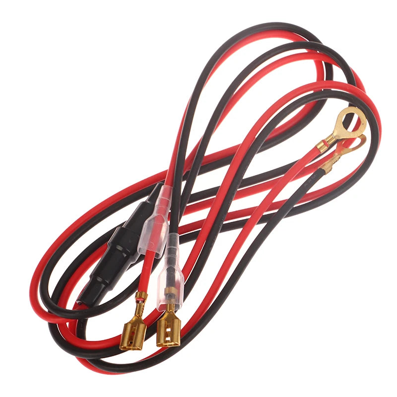 USB Charger Socket Wire Harness 10A Fuse | Car ATV Motorcycle Vehicle USB Charger QXL