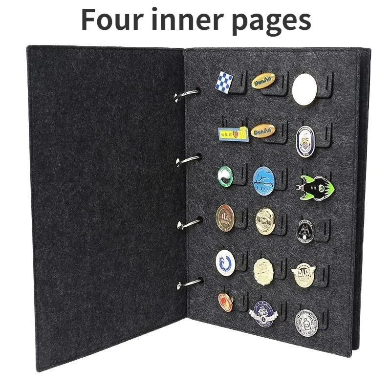 Felt Jewelry Storage Book | Pin, Brooch & Earring Organizer Jewelry Storage Book QXL