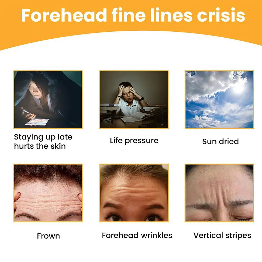 10-Pack Forehead Wrinkle Patches | Collagen Gel Facial Mask Wrinkle Gel Patches QXL