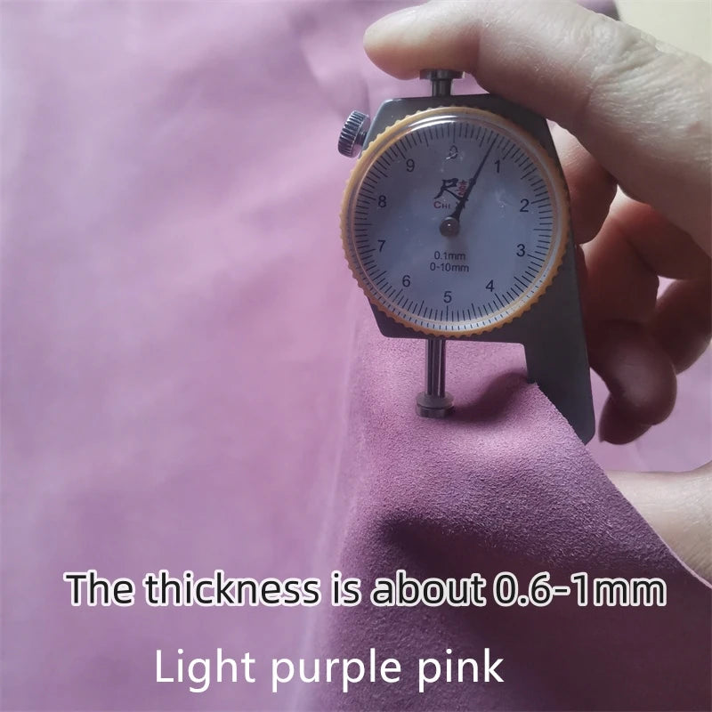 Genuine Sheepskin Leather Fabric 0.6–1mm Purple Pink DIY Craft Leather Craft Fabric QXL