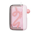 Mini Press-Type Dental Floss Dispenser Box | Portable Dental Floss Dispenser QXL pink