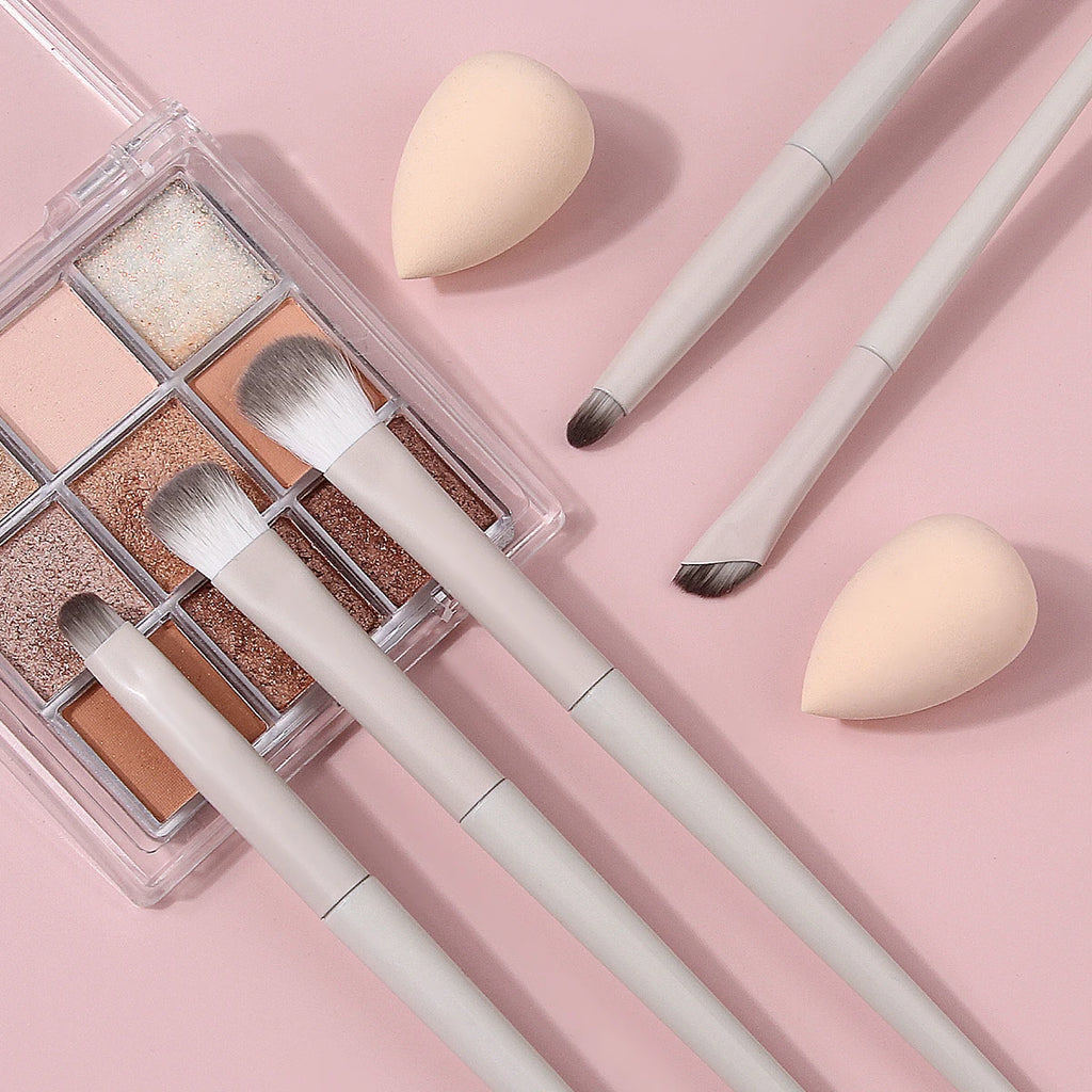 KOSSHOW 7-Pc Eyeshadow Brush Set | Blending & Defining Eyeshadow Brush Set QXL
