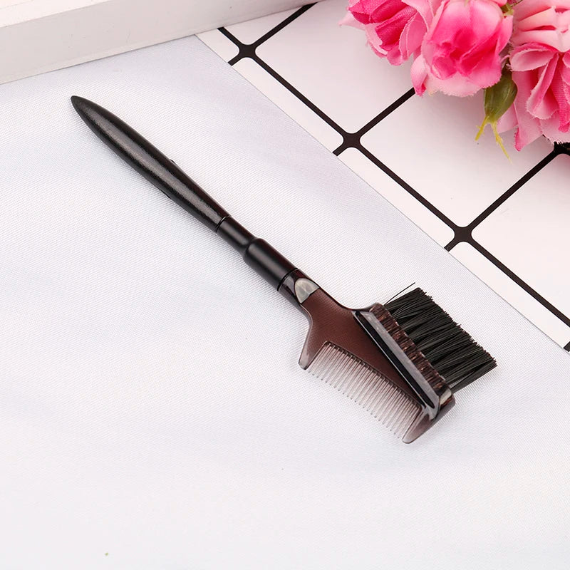Double-Ended Eyebrow Comb & Brush | Eyelash Applicator Eyebrow Comb Brush QXL