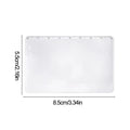 3X Card Magnifier | Wallet Magnifying Glass for Camping Pocket Magnifier Card QXL White