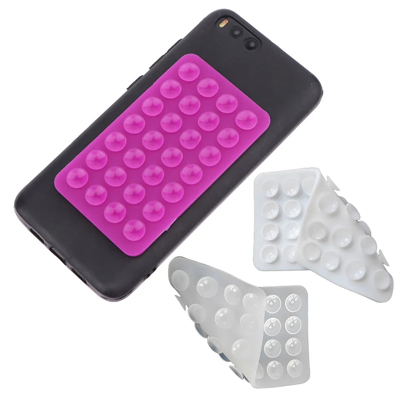 Double-Sided Silicone Suction Pad | 28-Cup Phone Grip Mat Phone Suction Pad QXL