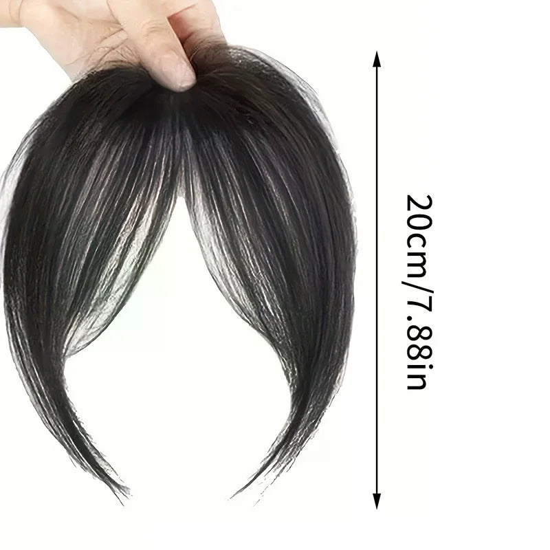 Synthetic Clip-In Bang Hairpiece | Fluffy Wig Hair Extension Clip-In Bang Hairpiece QXL