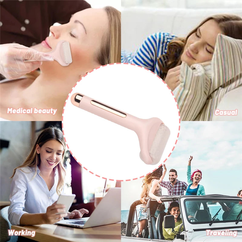 Ice Face Roller Massager | Skin Lifting & Tightening Tool Face Roller Massager QXL
