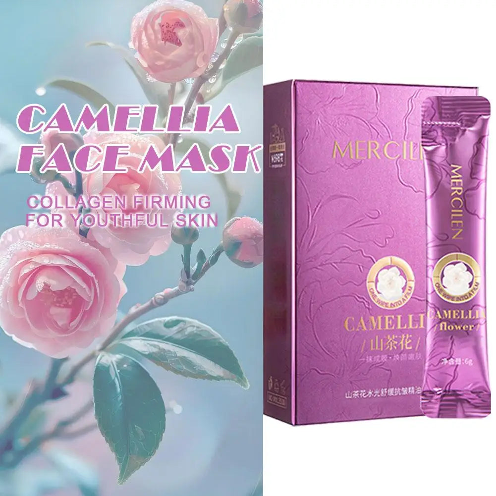 Camellia Peel-Off Face Mask | Hydrating & Firming 10-Pack Peel-Off Face Mask QXL