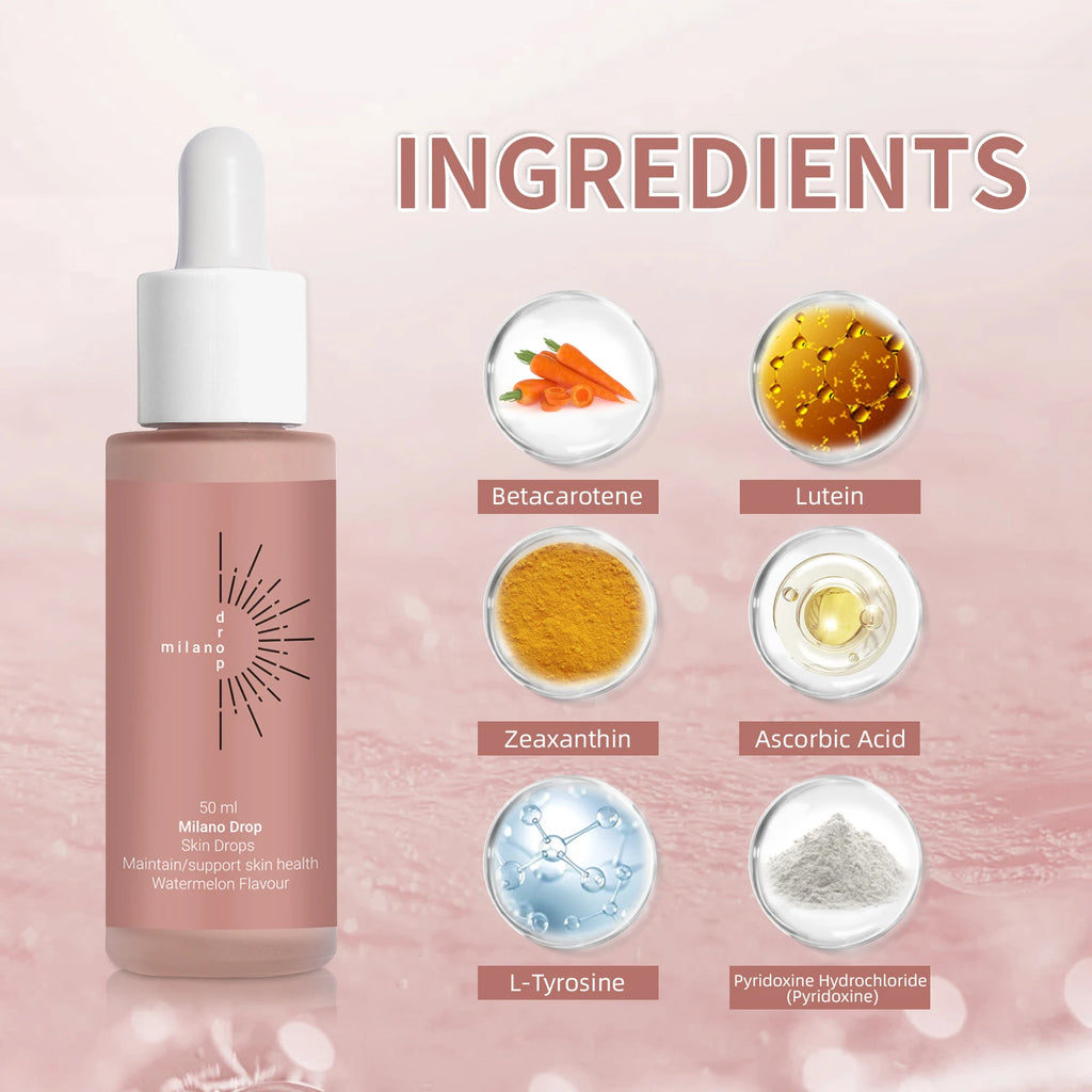 Sunless Self-Tanning Drops 50ml | Natural Bronze Glow Self-Tanning Drops QXL