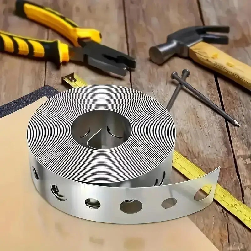Galvanized Pre-Punched Metal Strapping Tape 3M x 18mm Roll Metal Strapping Tape QXL