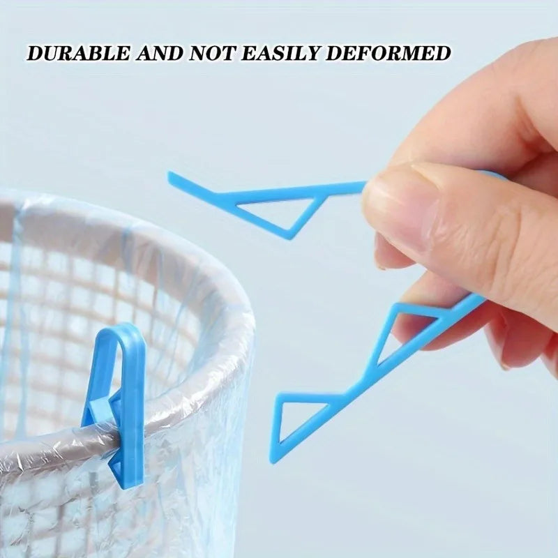 5-Pack Anti-Slip Garbage Bag Clips for Kitchen & Bathroom Trash Can Clips QXL