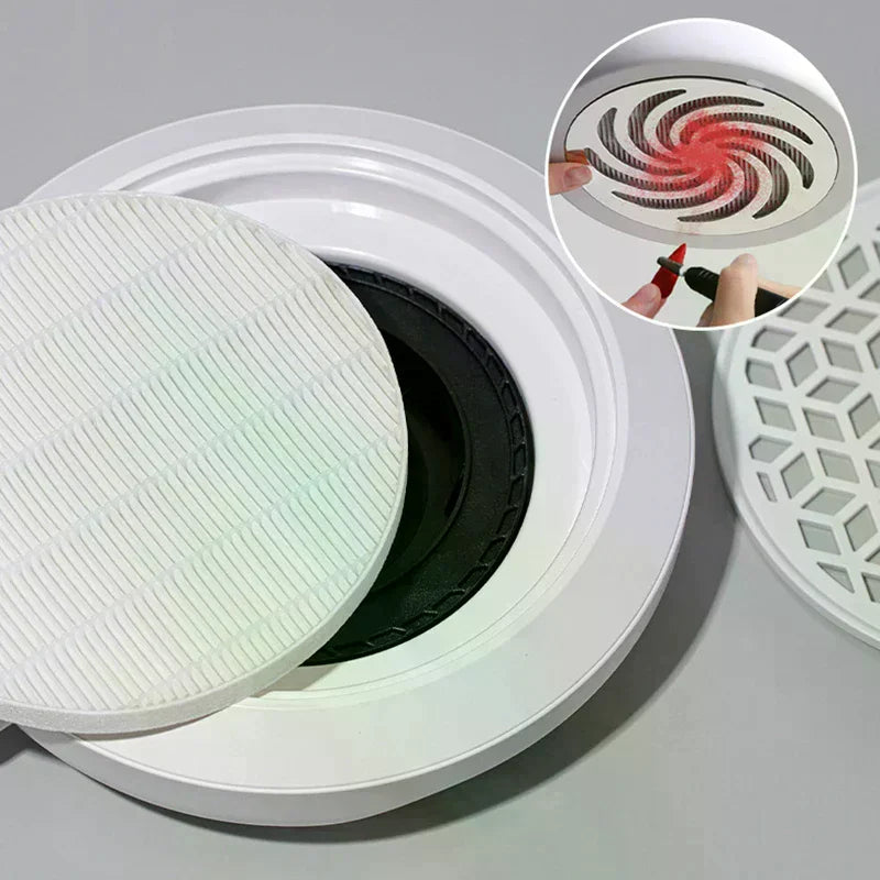 Nail Dust Collector Replacement Filter | Vacuum Cleaner Screen Nail Dust Filter QXL