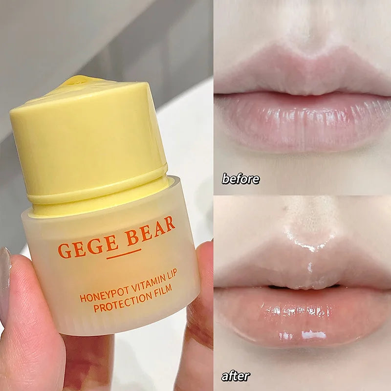 Gegebear Honey Pot Vitamin Lip Balm – Hydrating & Nourishing Vitamin Lip Balm QXL