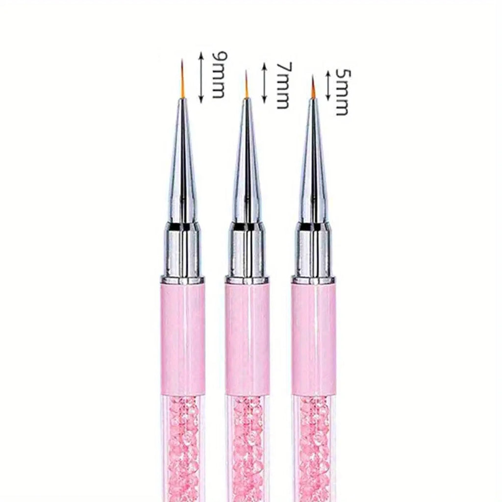 FUMOSIK Nail Art Liner Brush | Striping & 3D Design 5–15mm Nail Art Liner Brush QXL