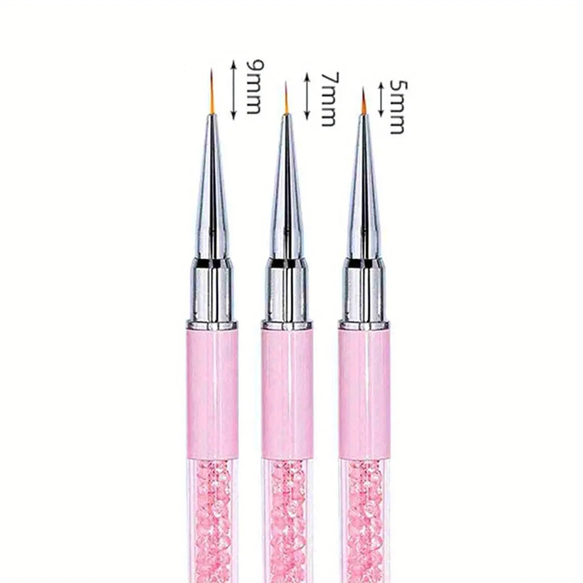 FUMOSIK Nail Art Liner Brush | Striping & 3D Design 5–15mm Nail Art Liner Brush QXL