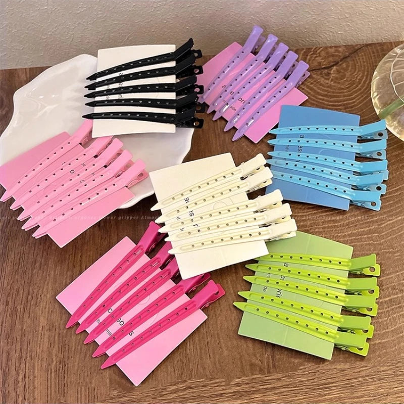 No-Crease Metal Hair Clips | Salon Curl Pin Set with Bag Hair Styling Clips QXL