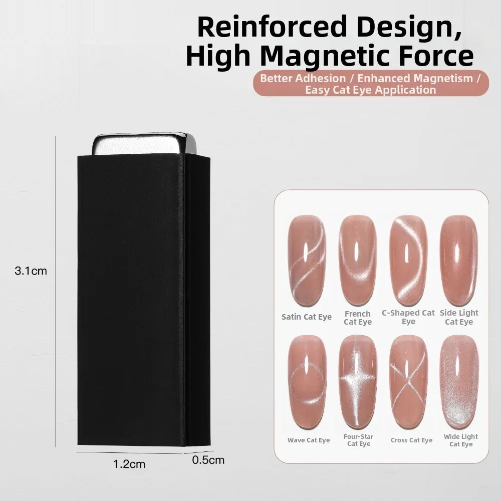 Double-Ended Cat Eye Nail Magnet | 8 Effects DIY Manicure Tool Nail Art Magnet QXL 1pc