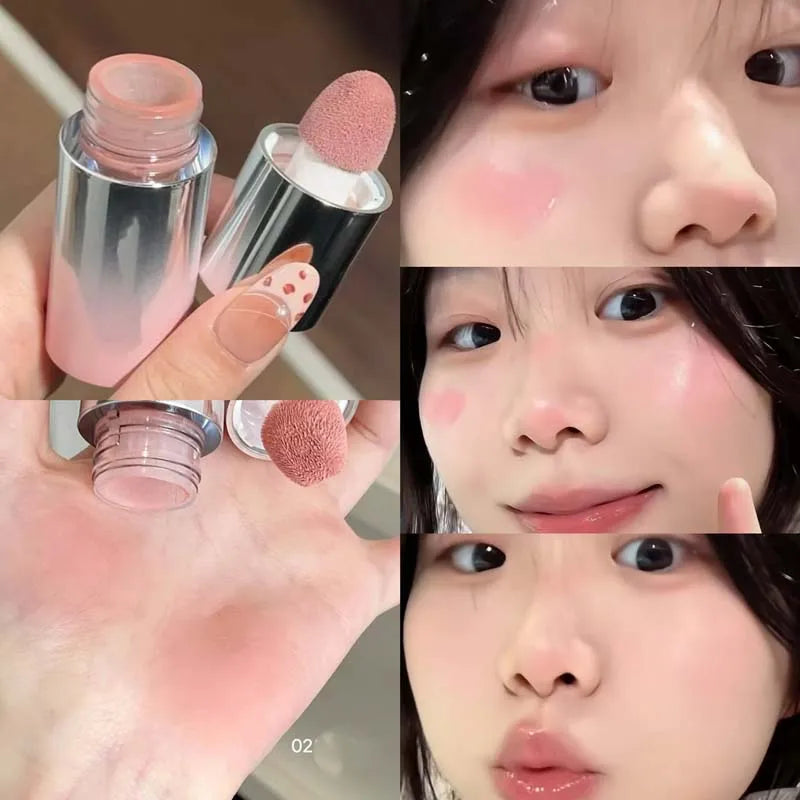 Liquid Blush Cheek Tint | Natural Flush, Long-Lasting Liquid Blush QXL