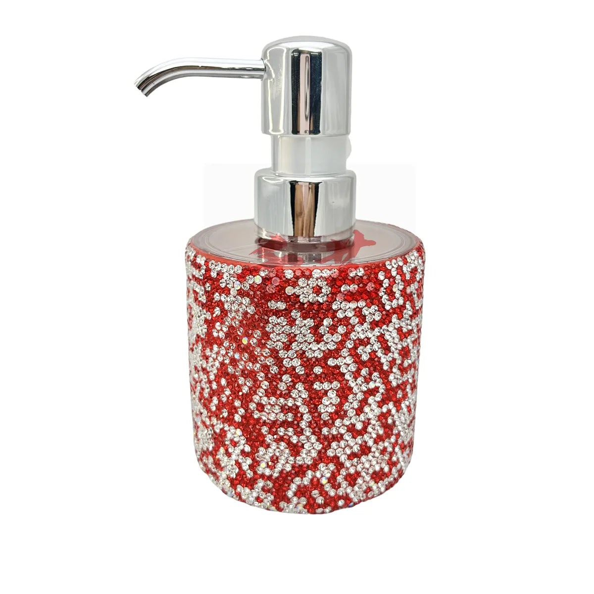 Diamond Press Pump Bottle 300ml | Empty Toner Dispenser Pump Dispenser Bottle QXL Mixed red 300ML