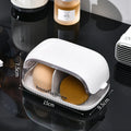 Dustproof Makeup Sponge Storage Box with Lid | Beauty Blender Makeup Sponge Organizer QXL White