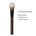 Sandalwood Angled Contour Brush | Goat Hair Blush & Bronzer Contour Makeup Brush QXL Sandalwood T50 Slope