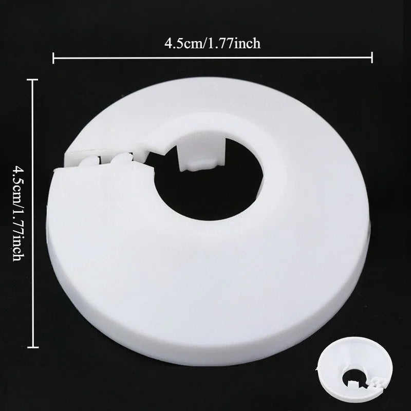 Decorative Plastic Pipe Covers | Floor & Wall Pipe Caps Decorative Pipe Caps QXL