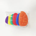 Silicone Sensory Fidget Stones 6-Pack | Textured Calming Toys Sensory Fidget Toys QXL 6-piece