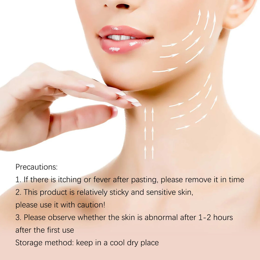 Facial Lifting Chin Patches – V-Shape Face Contouring Tape Facial Lifting Patch QXL