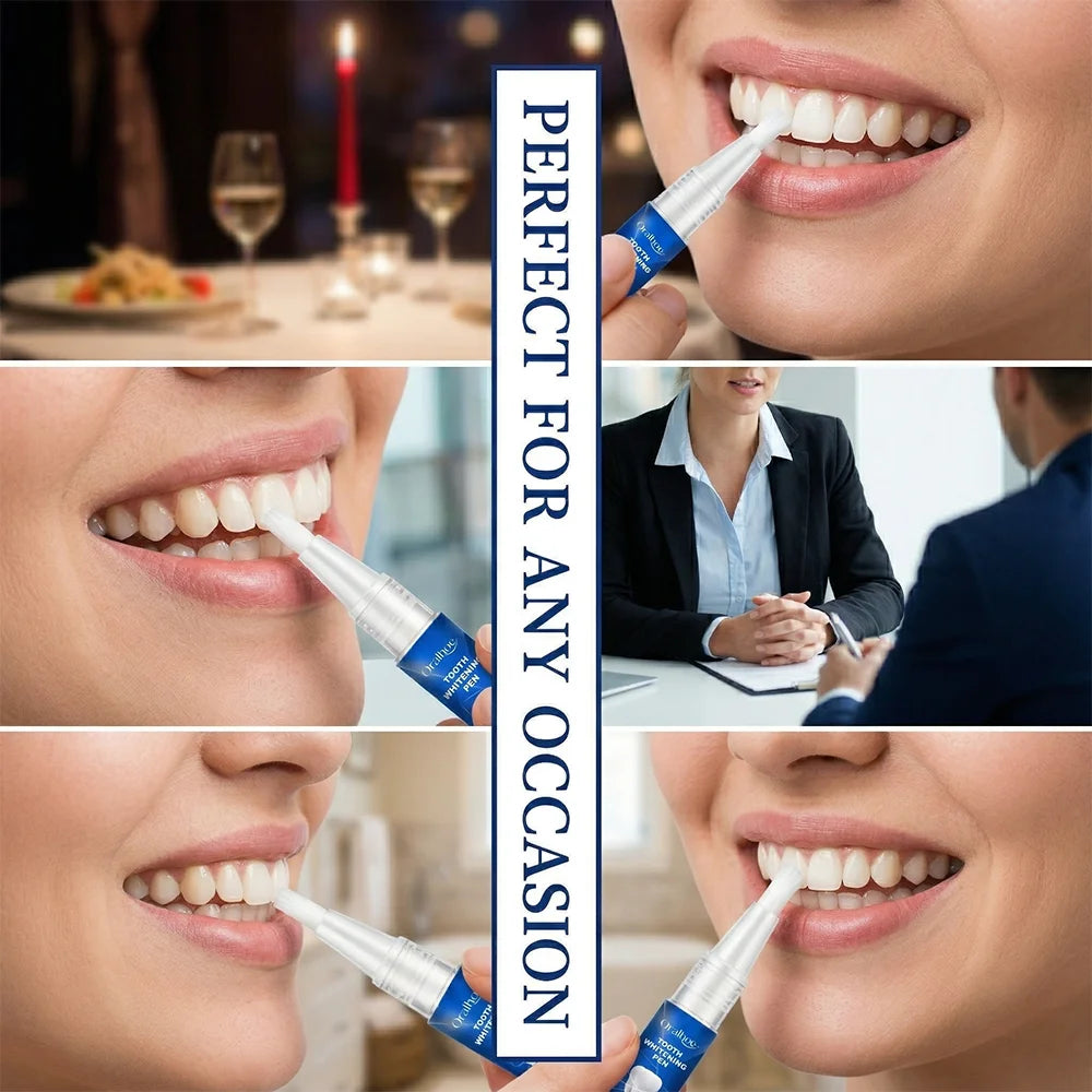 Teeth Whitening Pen | Stain & Plaque Removal Serum Gel Teeth Whitening Pen QXL
