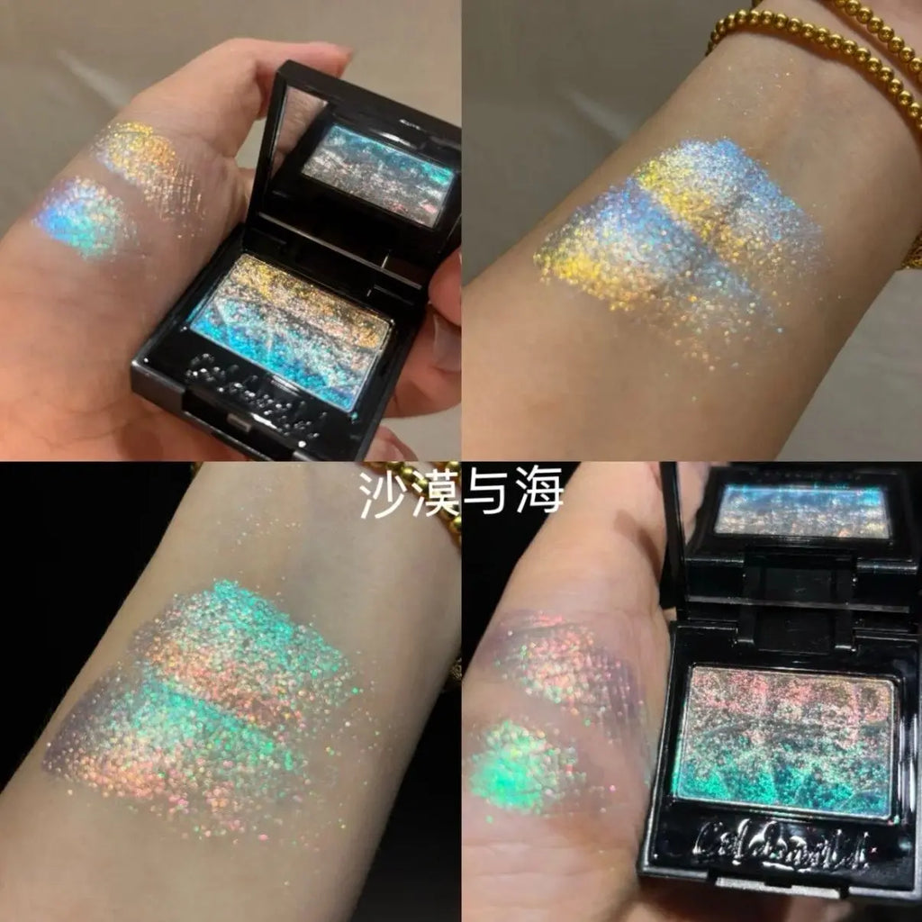 Coldnwild Chameleon Gradient Monochrome Eyeshadow Color Block Eyeshadow QXL Desert and Sea