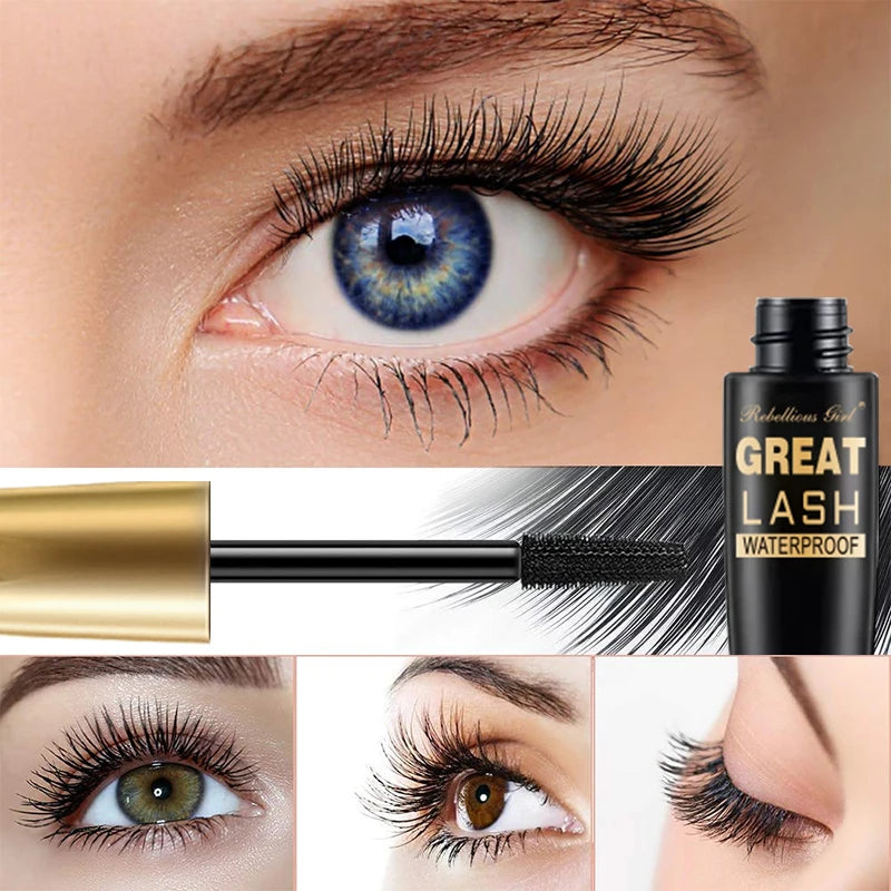 5D Silk Fiber Waterproof Mascara | Lengthening & Volumizing Volumizing Mascara QXL