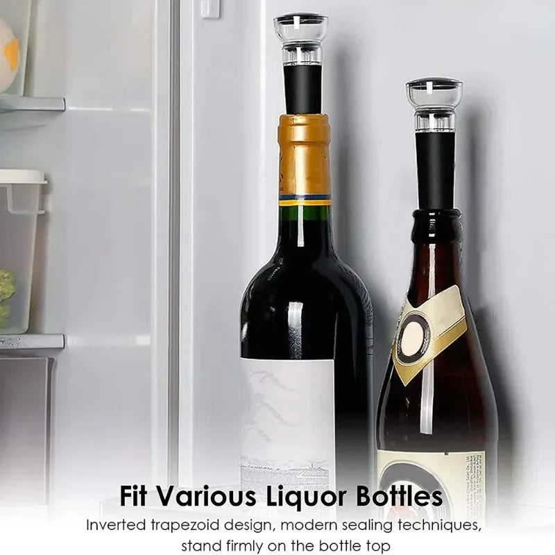 Vacuum Wine Bottle Stopper – Airtight Freshness Sealer Wine Bottle Stopper QXL