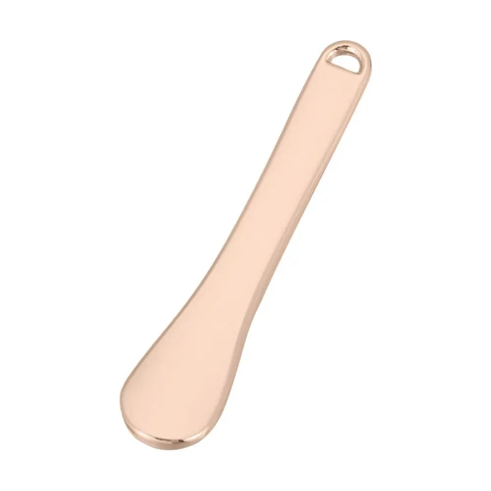 Metal Cosmetic Mini Scoop Spoon | Reusable Skincare Tool Cosmetic Scoop Spoon QXL