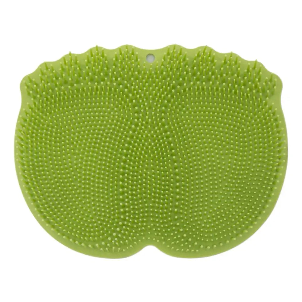 Silicone Foot Scrubber Mat | Non-Slip Shower Massager & Exfoliator Foot Scrubber Mat QXL blue