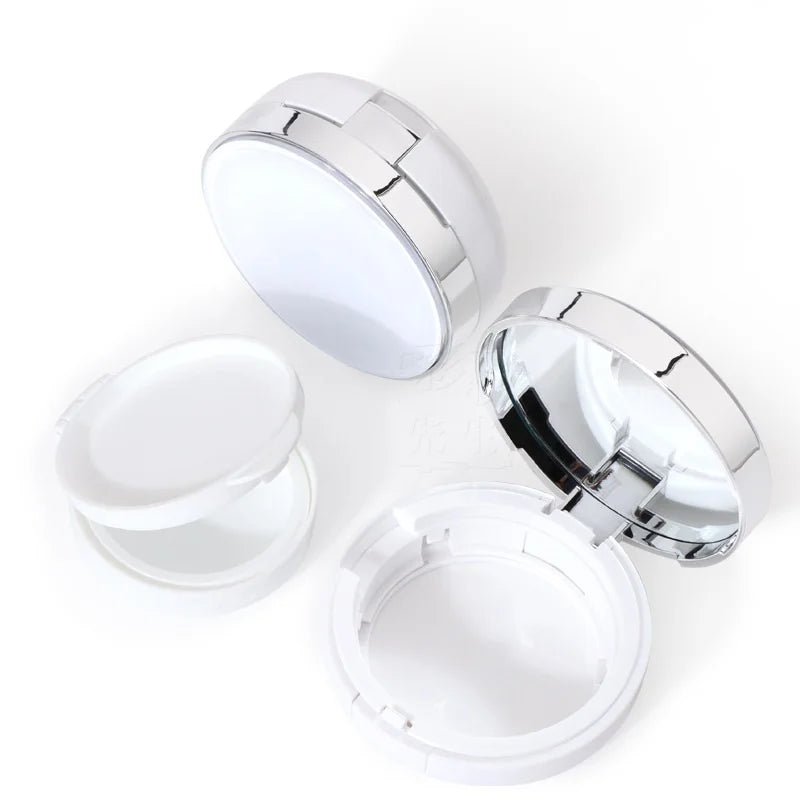 15g Refillable Air Cushion Case with Mirror, Puff & Sponge Refillable Makeup Case QXL