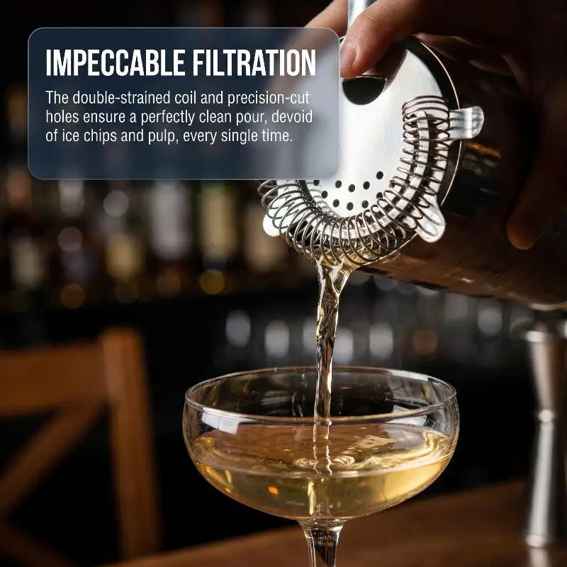 Stainless Steel Hawthorne Cocktail Strainer | Pro Bar Tool Cocktail Strainer QXL