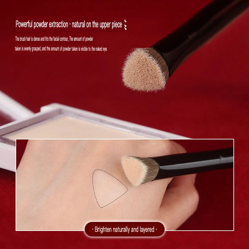 Triangular Highlighter & Concealer Makeup Brush – Soft Bristle Highlighter Makeup Brush QXL