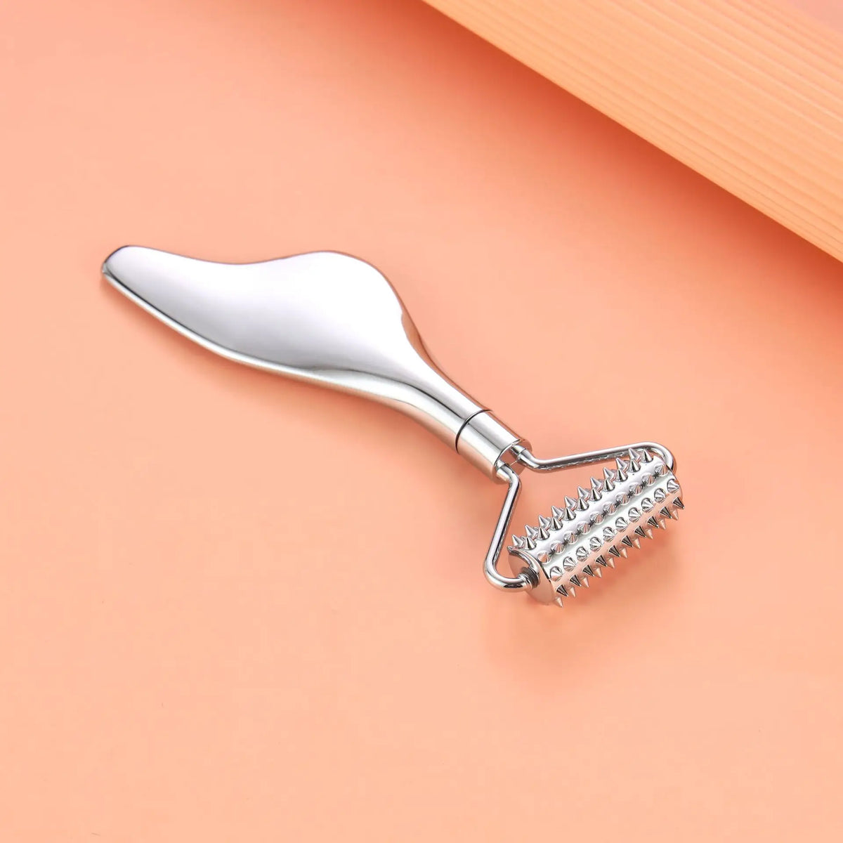 AVZER Metal Face Roller | Eye Massage & Contouring Tool Metal Face Roller QXL Fish tail roller