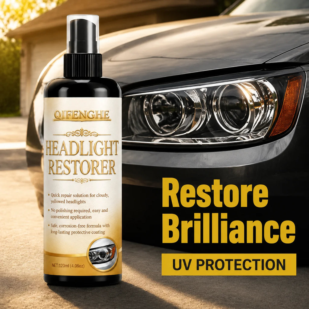 Headlight Restoration Spray – Clear Foggy Oxidized Lenses Headlight Restoration Spray QXL