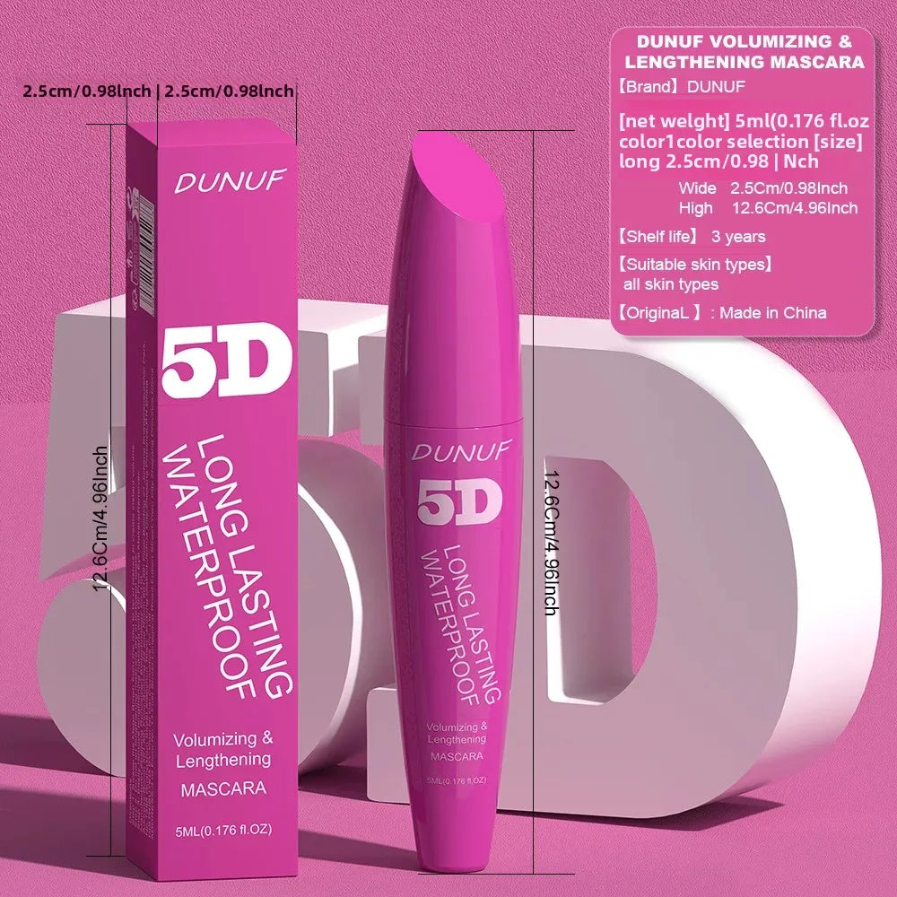 CMAADU 5D Waterproof Mascara – Volumizing & Lengthening Volumizing Mascara QXL