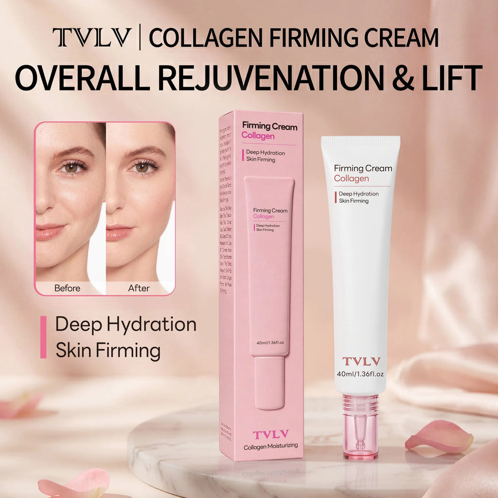 TVLV Collagen Firming Cream | Anti-Aging Deep Hydration 40ml Collagen Face Cream QXL