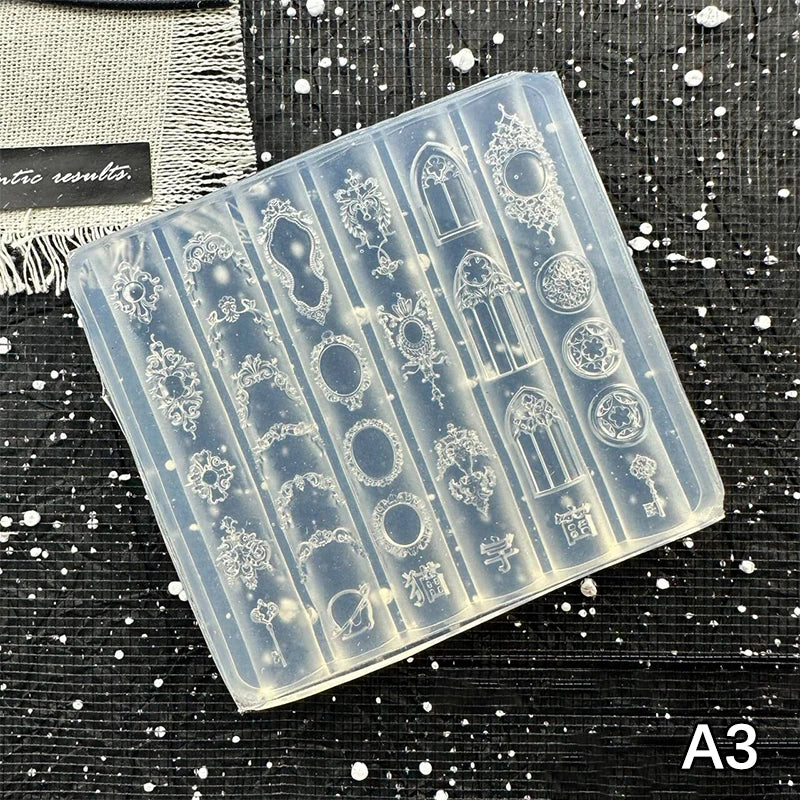 Silicone 3D Nail Art Mold | DIY Stamping & Relief Design Tool Nail Art Mold QXL A3