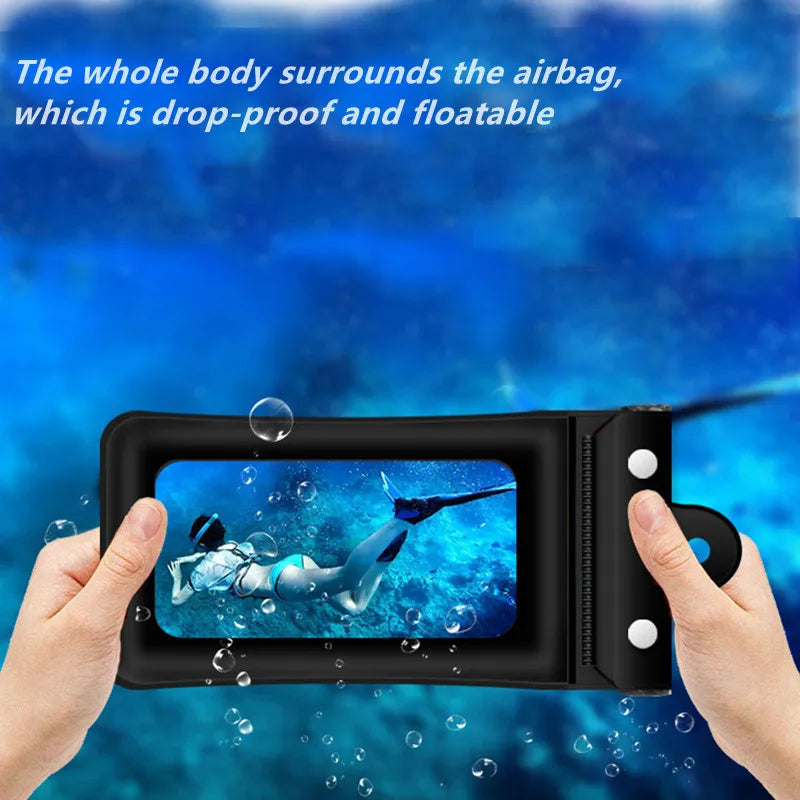 Waterproof Floating Phone Pouch | Airbag Dry Bag Full View Waterproof Phone Pouch QXL
